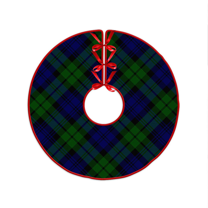 Bannatyne Clan Badge Tartan Christmas Tree Skirt