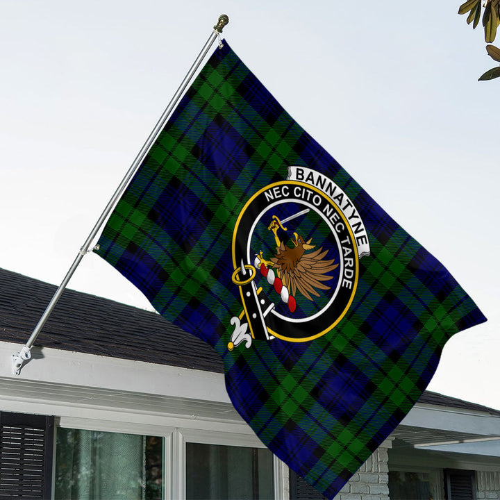 Bannatyne Clan Badge Tartan House Flag