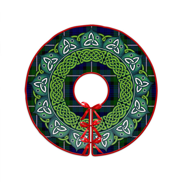Bannerman Clan Badge Tartan Christmas Tree Skirt Heritage Holiday Decor