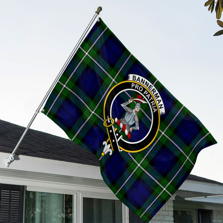 Bannerman Clan Badge Tartan House Flag