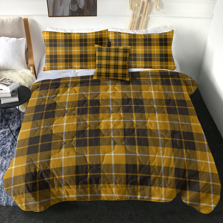 Barclay Dress Weathered Clan Badge Tartan Comforter