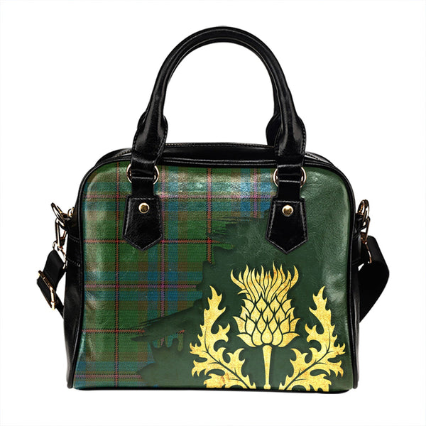 Batten Ancient Tartan Shoulder Handbag Thistle Oldest Style