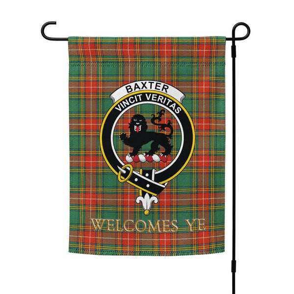 Baxter Ancient Clan Badge Tartan Garden Flag