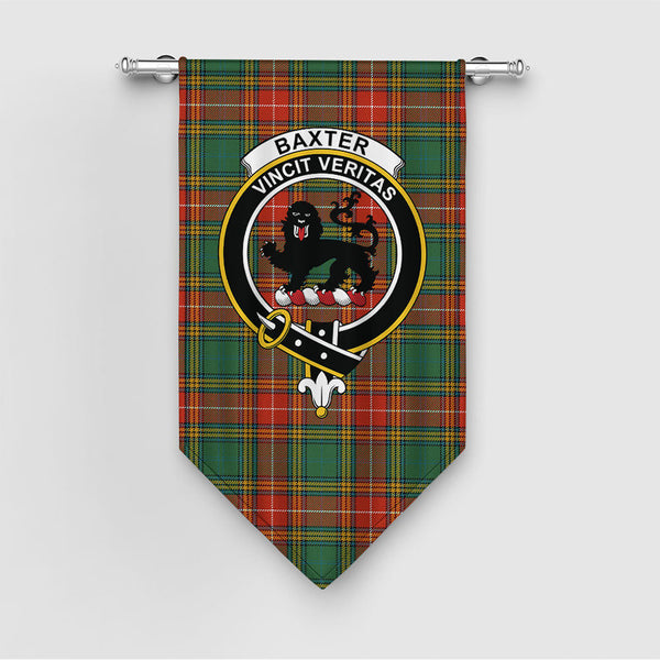 Baxter Ancient Clan Badge Tartan Gonfalon