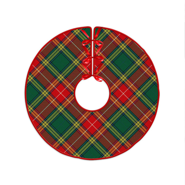 Baxter Modern Clan Badge Tartan Christmas Tree Skirt