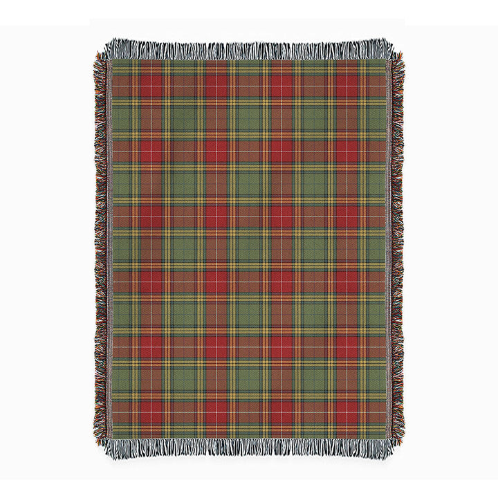 Baxter Weathered Clan Badge Tartan Woven Blanket