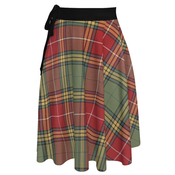 Baxter Weathered Tartan Wrap Skirt