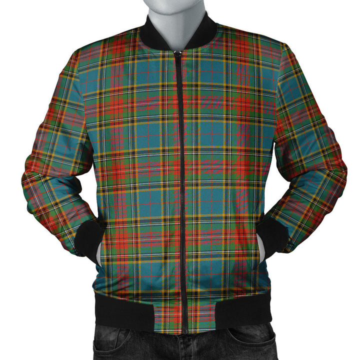 Beaton Ancient Clan Badge Tartan Bomber Jacket