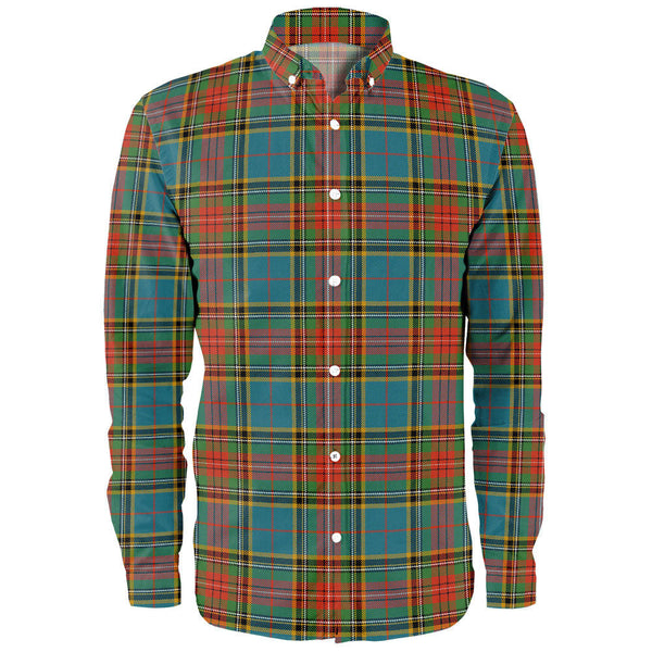 Beaton Ancient Clan Badge Tartan Long Sleeve Shirt