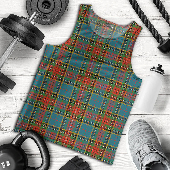 Beaton Ancient Clan Badge Tartan Men Tank Top