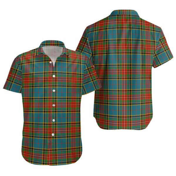 Beaton Ancient Clan Badge Tartan Short Sleeve Shirt