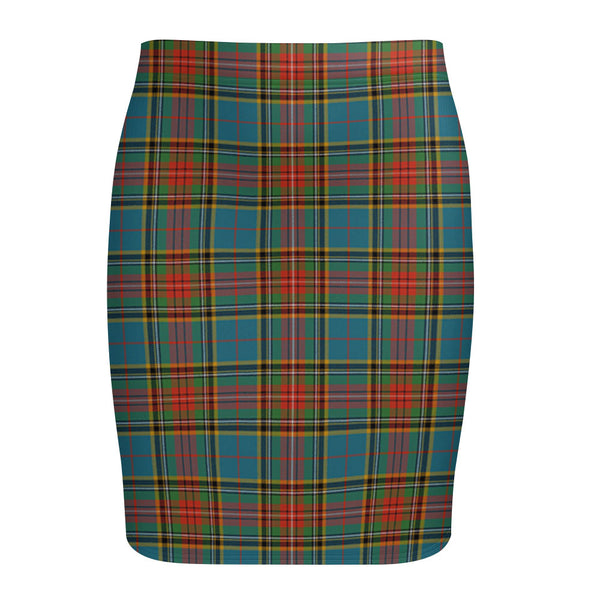 Beaton Ancient Tartan Fitted Skirt