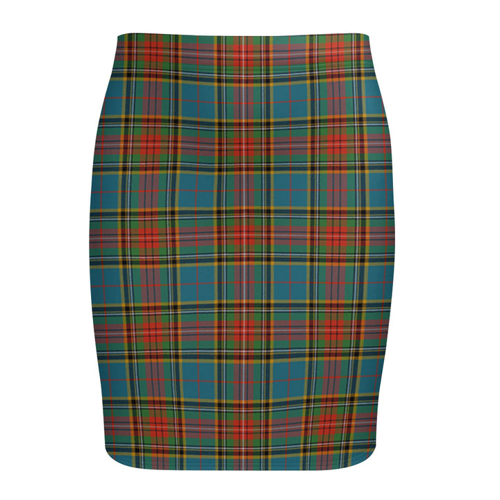 Beaton Ancient Tartan Fitted Skirt