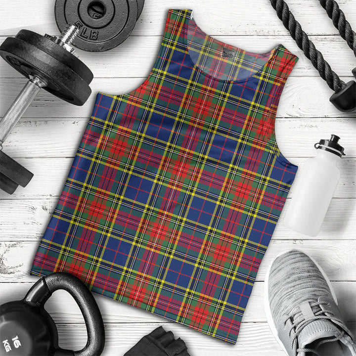 Beaton Modern Clan Badge Tartan Men Tank Top