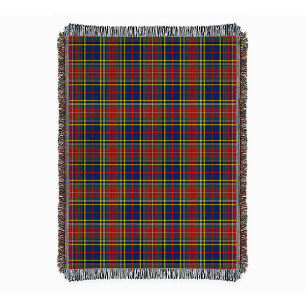 Beaton Modern Clan Badge Tartan Woven Blanket
