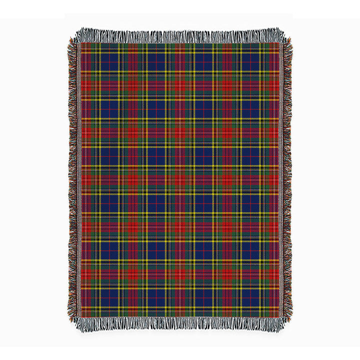 Beaton Modern Clan Badge Tartan Woven Blanket