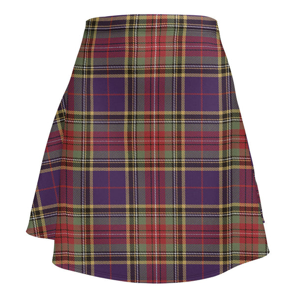 Beaton Weathered Clan Badge Tartan Flared Skirt
