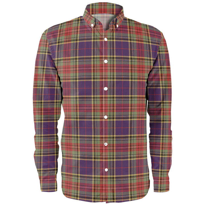 Beaton Weathered Clan Badge Tartan Long Sleeve Shirt