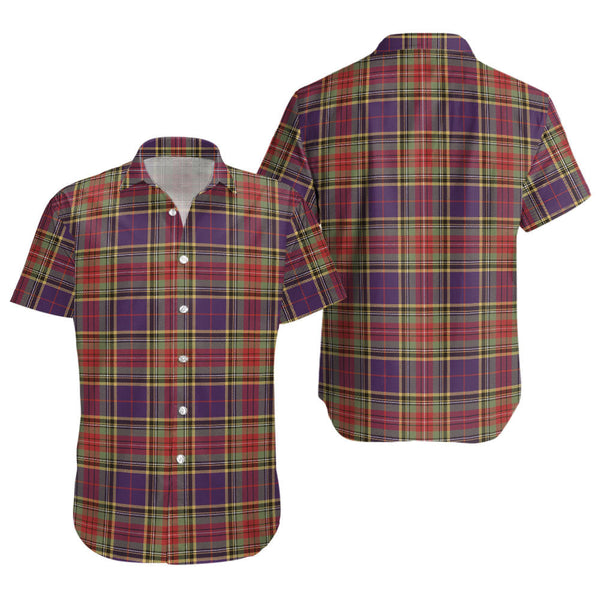 Beaton Weathered Clan Badge Tartan Short Sleeve Shirt