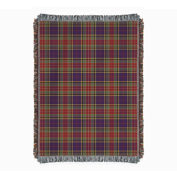 Beaton Weathered Clan Badge Tartan Woven Blanket