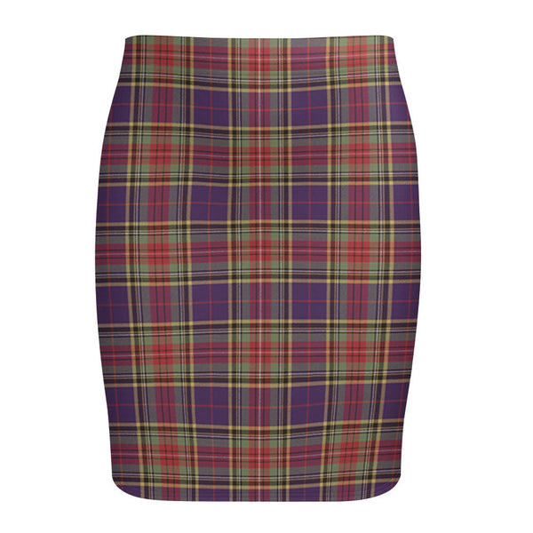 Beaton Weathered Tartan Fitted Skirt