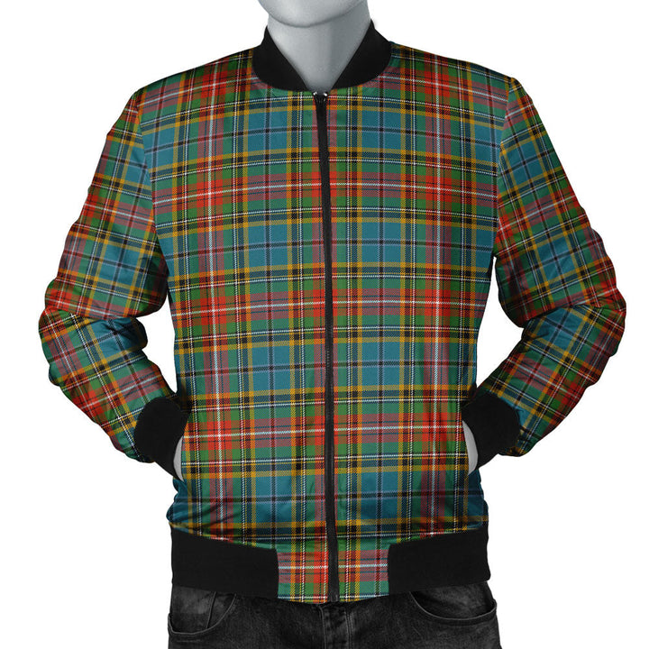 Beattie Ancient Clan Badge Tartan Bomber Jacket