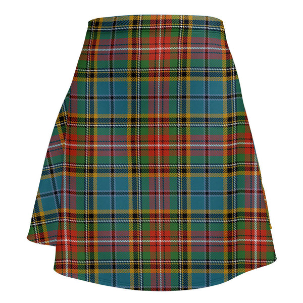 Beattie Ancient Clan Badge Tartan Flared Skirt