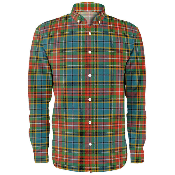 Beattie Ancient Clan Badge Tartan Long Sleeve Shirt