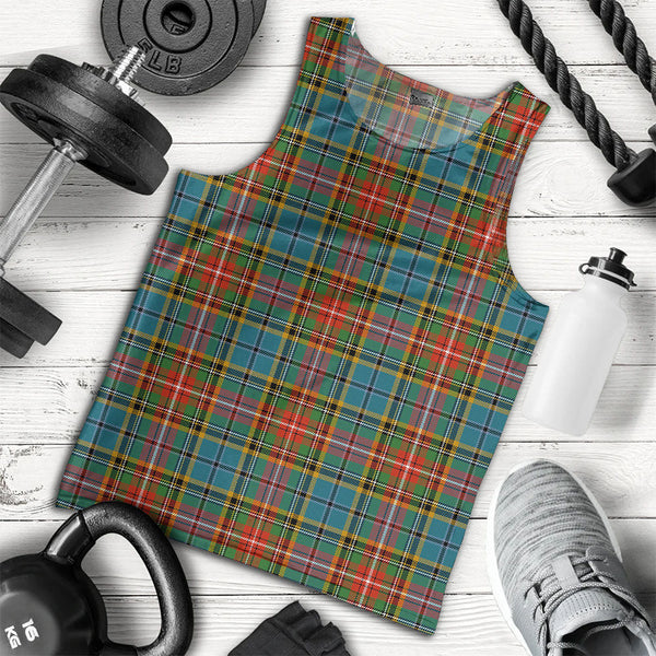 Beattie Ancient Clan Badge Tartan Men Tank Top