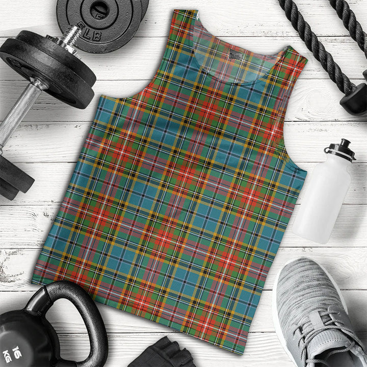 Beattie Ancient Clan Badge Tartan Men Tank Top