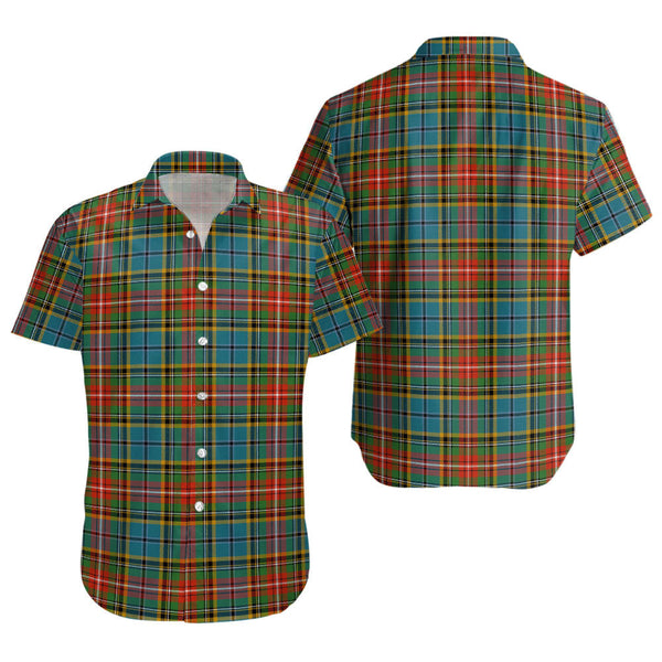 Beattie Ancient Clan Badge Tartan Short Sleeve Shirt