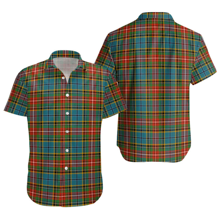 Beattie Ancient Clan Badge Tartan Short Sleeve Shirt