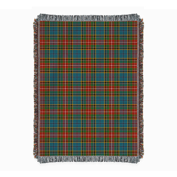 Beattie Ancient Clan Badge Tartan Woven Blanket