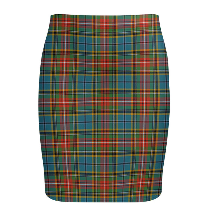 Beattie Ancient Tartan Fitted Skirt