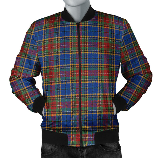 Beattie Modern Clan Badge Tartan Bomber Jacket