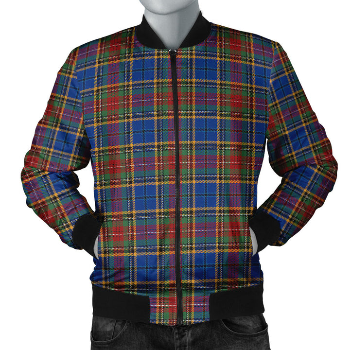 Beattie Modern Clan Badge Tartan Bomber Jacket