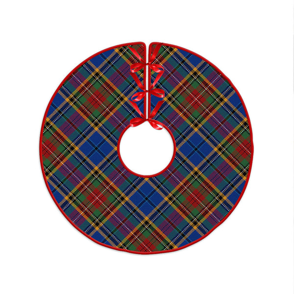 Beattie Modern Clan Badge Tartan Christmas Tree Skirt