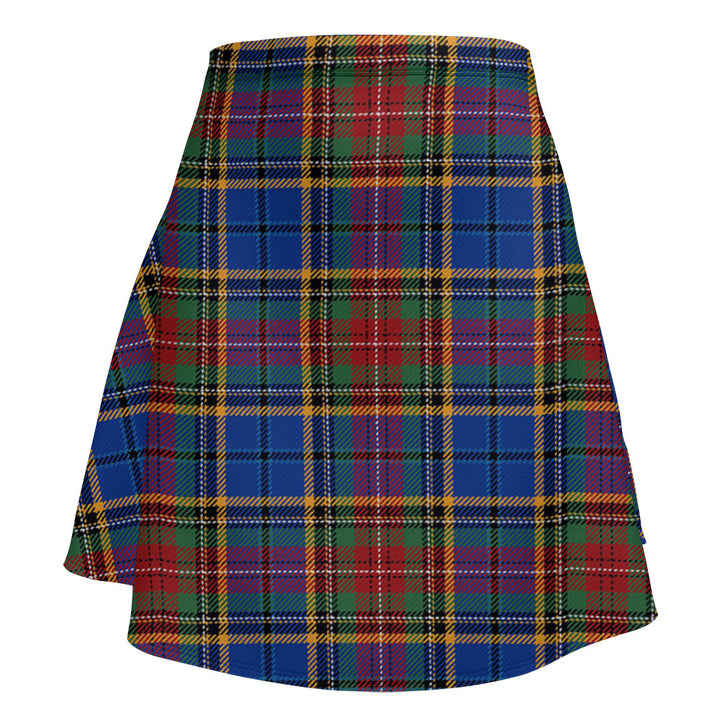 Beattie Modern Clan Badge Tartan Flared Skirt