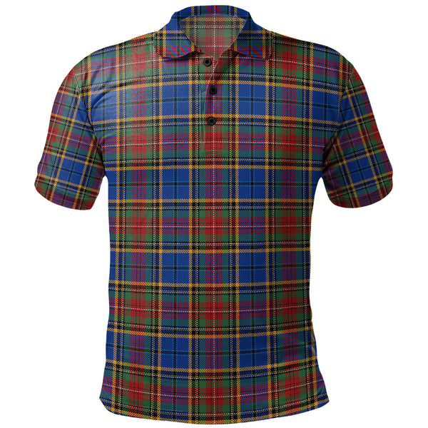 Beattie Modern Clan Badge Tartan Polo Shirt