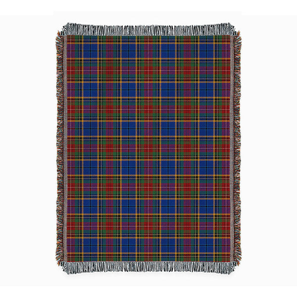 Beattie Modern Clan Badge Tartan Woven Blanket
