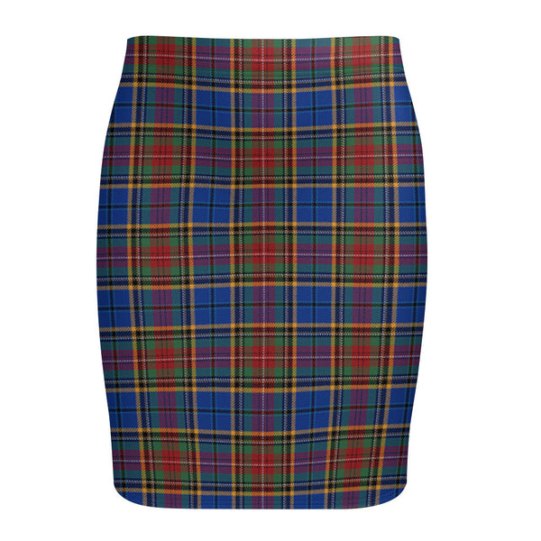 Beattie Modern Tartan Fitted Skirt