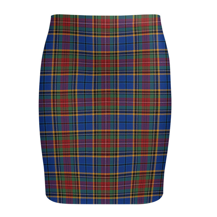 Beattie Modern Tartan Fitted Skirt