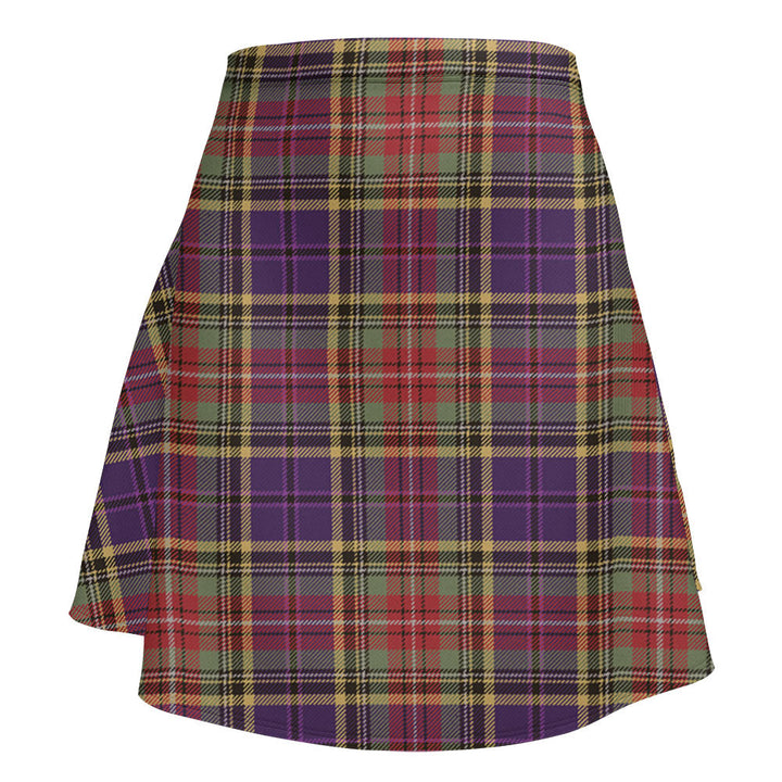 Beattie Weathered Clan Badge Tartan Flared Skirt