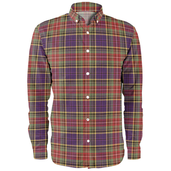 Beattie Weathered Clan Badge Tartan Long Sleeve Shirt