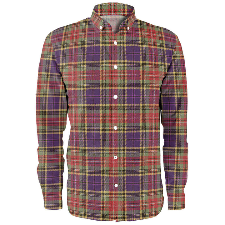 Beattie Weathered Clan Badge Tartan Long Sleeve Shirt