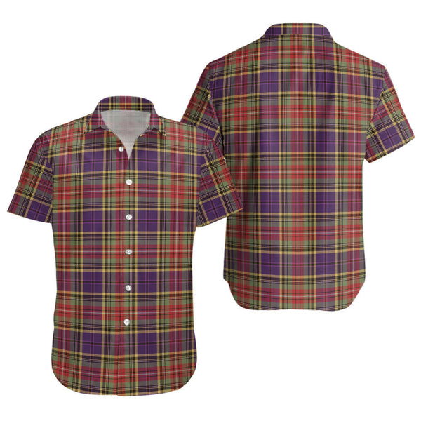 Beattie Weathered Clan Badge Tartan Short Sleeve Shirt