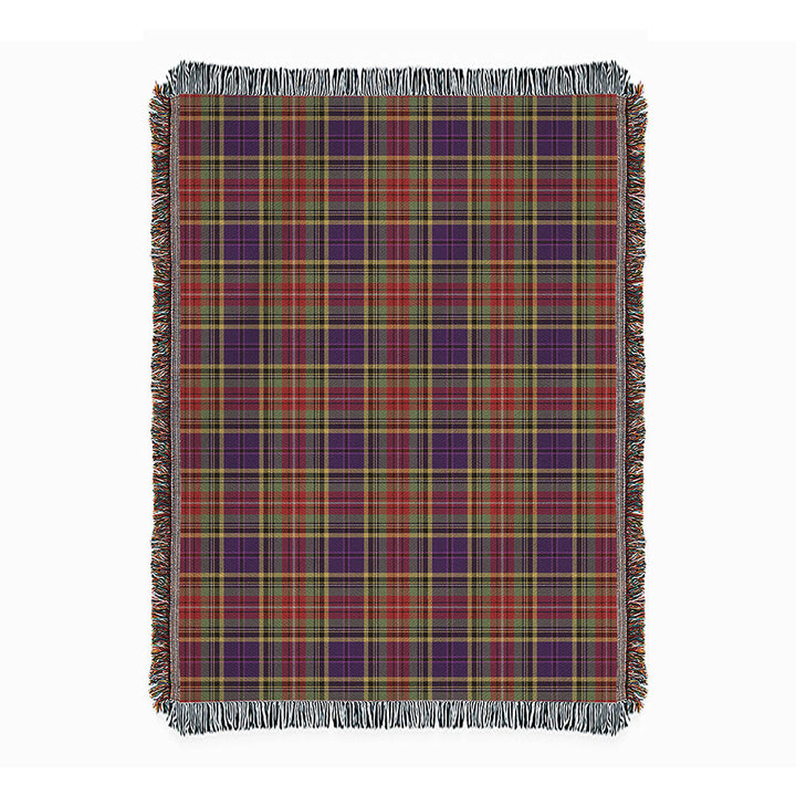Beattie Weathered Clan Badge Tartan Woven Blanket