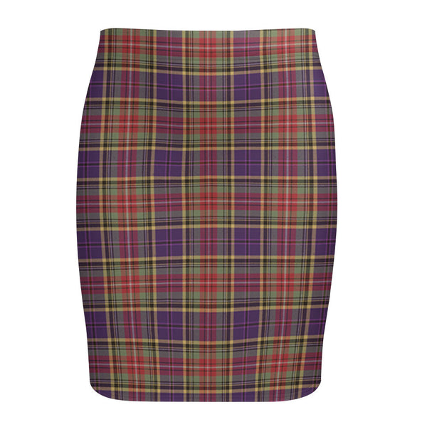Beattie Weathered Tartan Fitted Skirt
