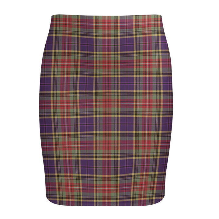 Beattie Weathered Tartan Fitted Skirt