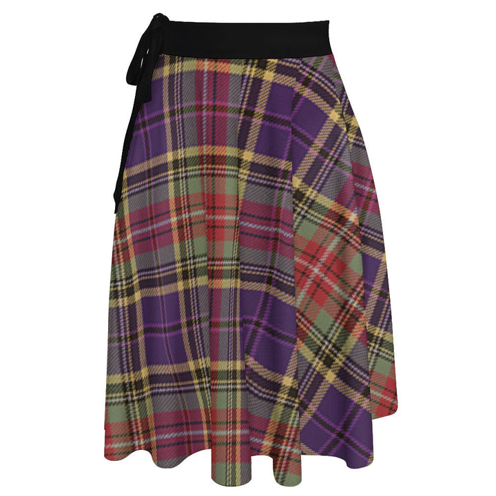Beattie Weathered Tartan Wrap Skirt